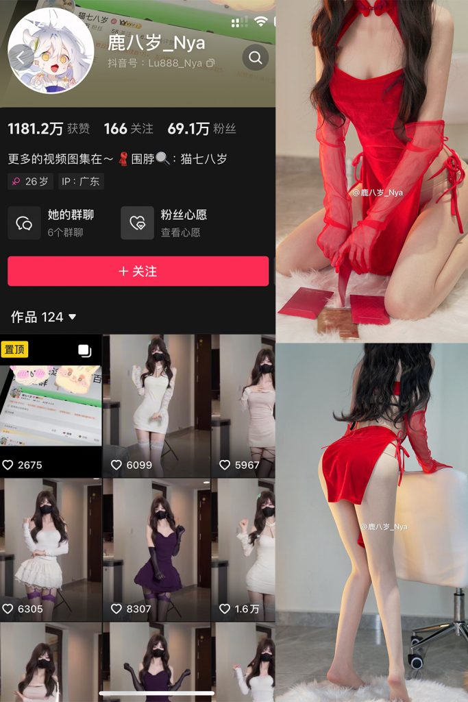 抖音 鹿八岁 微密圈  NO.060期 【17P1V】-草莓酱