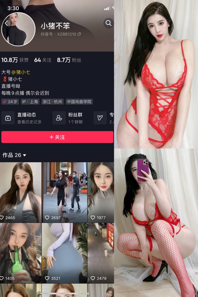 抖音 小猪不笨 微密圈 NO.008期 【102P12V】最新至：2024.6.12-草莓酱