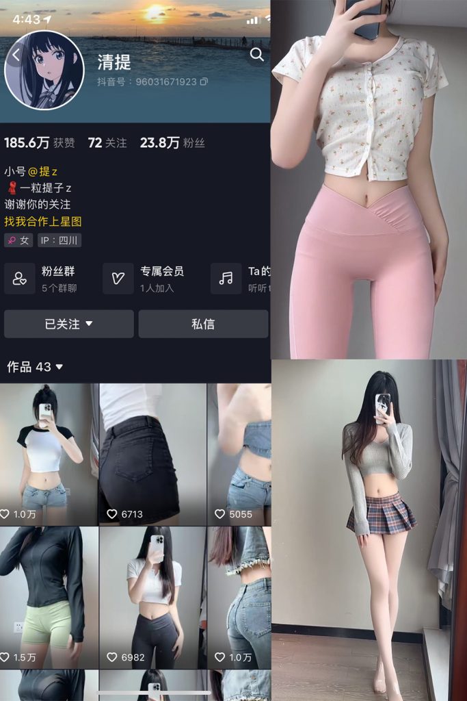 抖音 清提 微密圈  NO.004期 【17P18V】最新至：2023.11.18-草莓酱