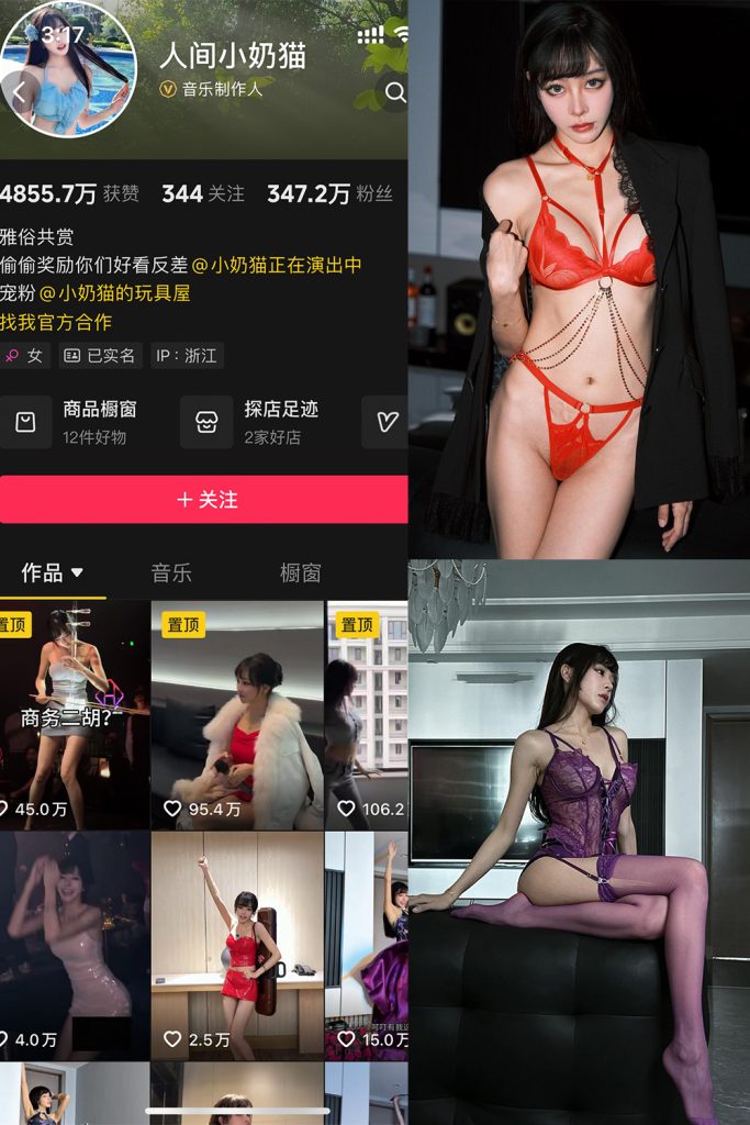 抖音 人间小奶猫 岛遇 NO.002期 【29P4V】最新至：2025.6.17-草莓酱