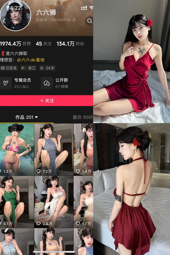 抖音 六六狮 岛遇 NO.001期 【28P8V】-草莓酱