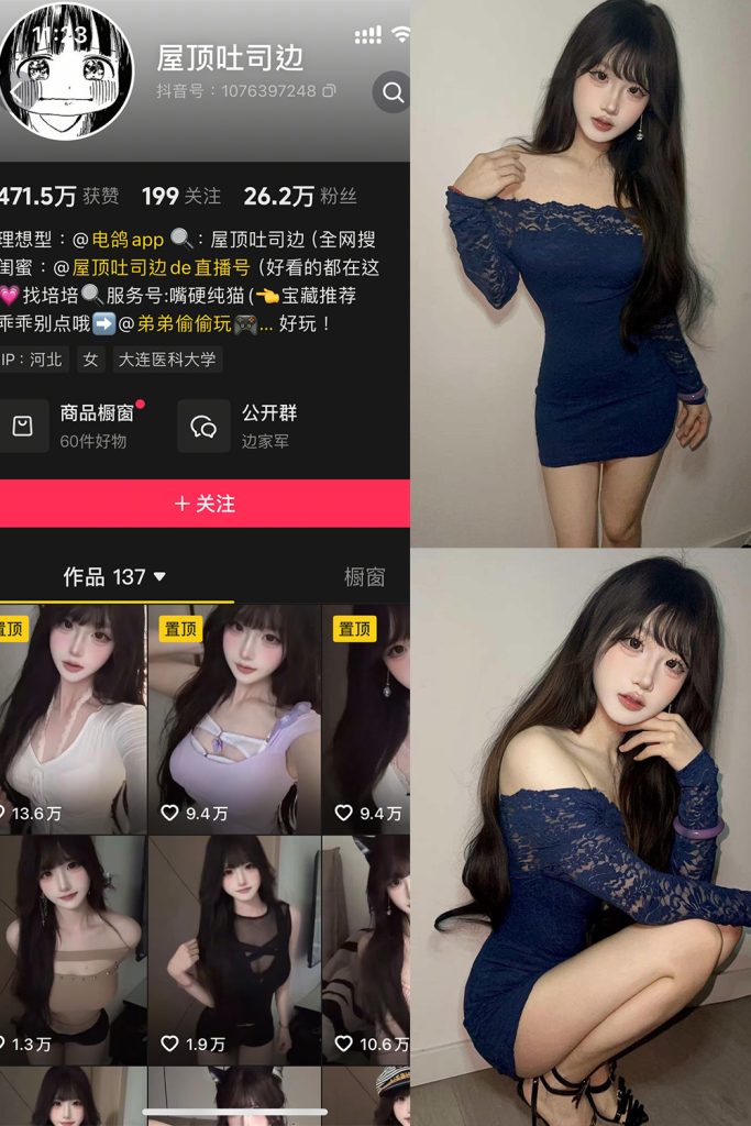抖音 屋顶吐司边 岛遇 NO.001期 【10P11V】最新至：2025.7.4111-草莓酱